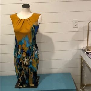 Eli New York sleeveless dress multicolored